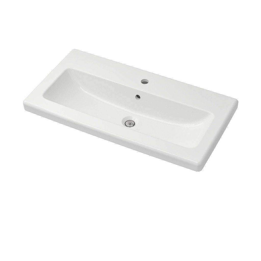 Wasbak Tvällen NIEUW Ikea 84x43x5cm, Huis en Inrichting, Badkamer | Badkamermeubels, Nieuw, Wasbak of Wastafel, Minder dan 100 cm