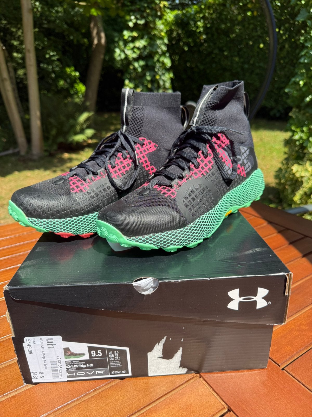 Under Armour HOVR DS Ridge Trek maat 43 zwart, Nieuw, Ophalen of Verzenden, Sportschoenen, Zwart