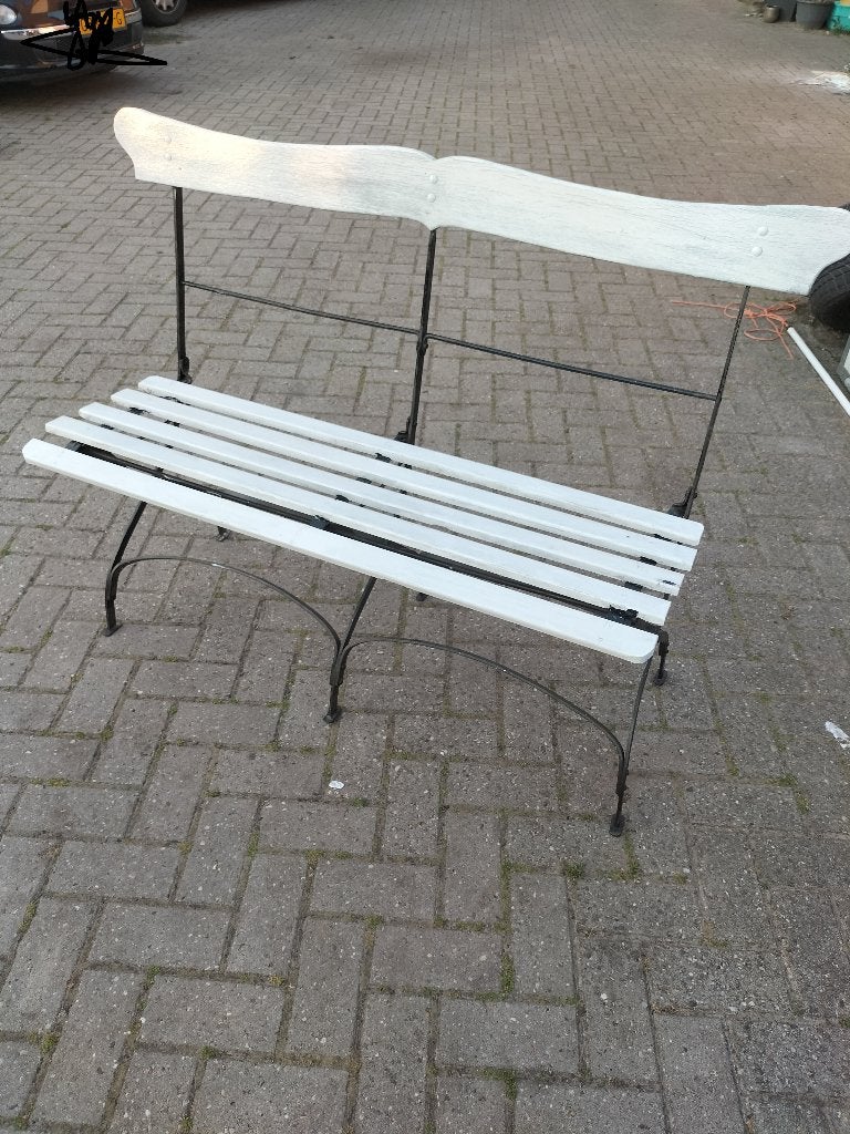tuinbank bistro, Ophalen of Verzenden, Gebruikt, Metaal