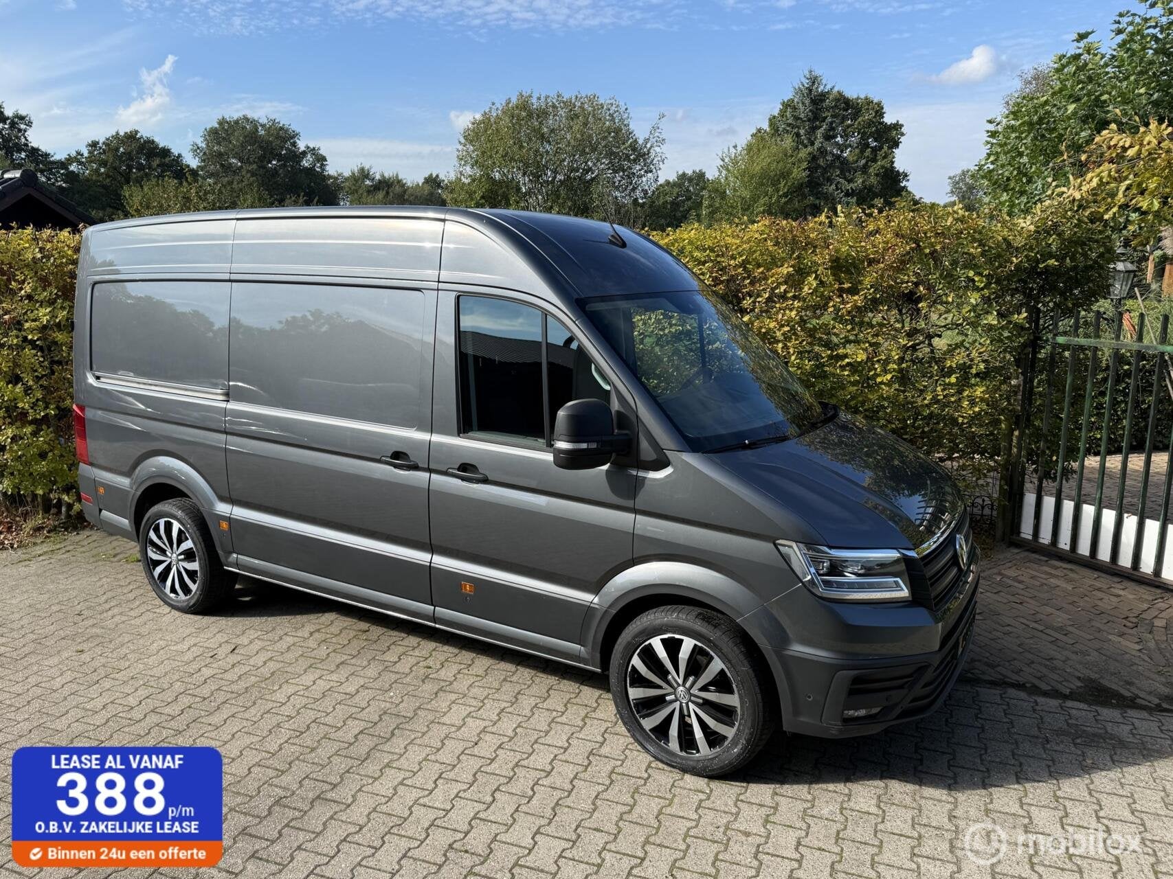 Volkswagen Crafter Bestel 30 2.0 TDI L3H3 Highline 1eigenaar, Auto's, Voorwielaandrijving, Dealer onderhouden, Stof, Gebruikt