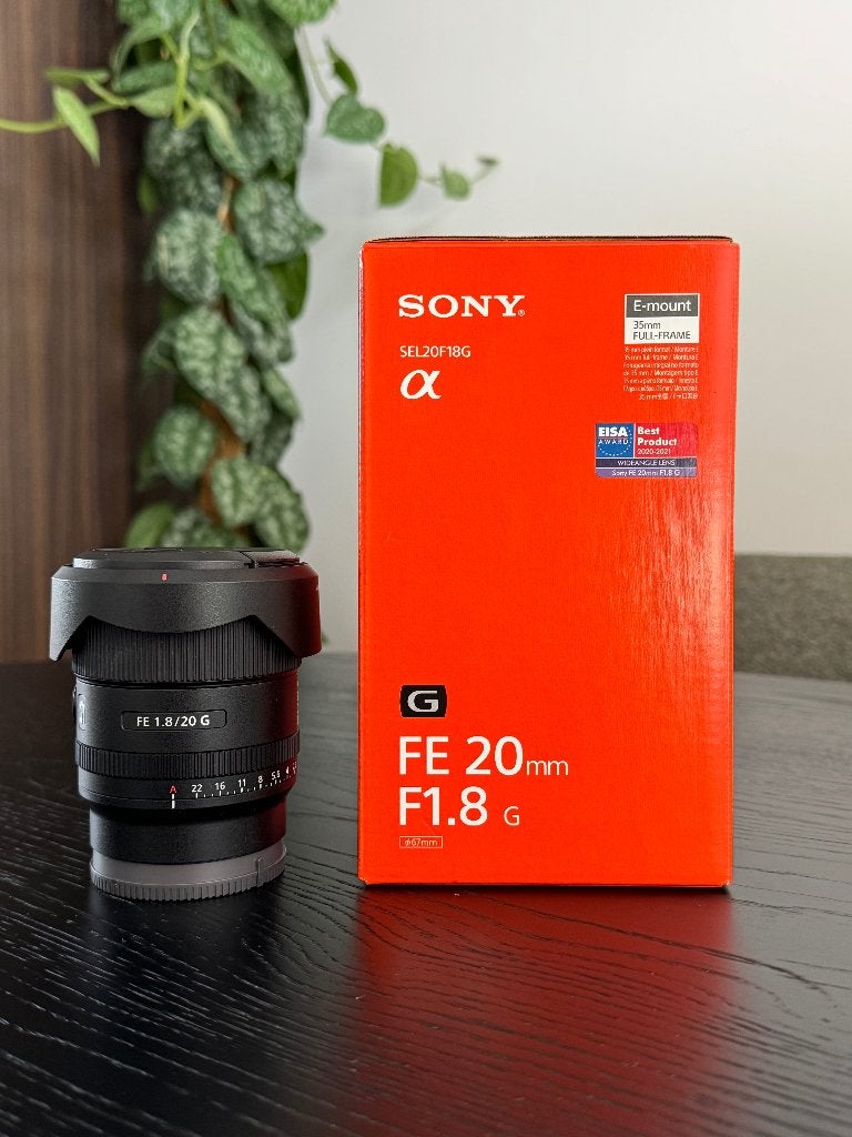 Sony FE 20 mm F1.8 G, Ophalen, Sony E-mount, Sony, Groothoeklens