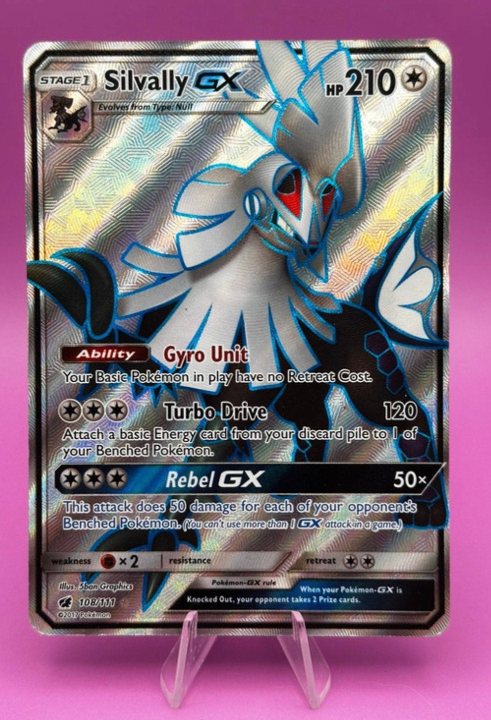 Silvally GX 108/111 CIN, Ophalen of Verzenden, Zo goed als nieuw, Losse kaart
