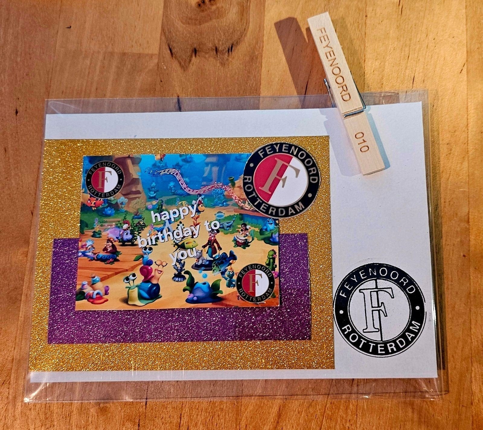 Feyenoord Disney kerstkaarten, Diversen, Ophalen of Verzenden