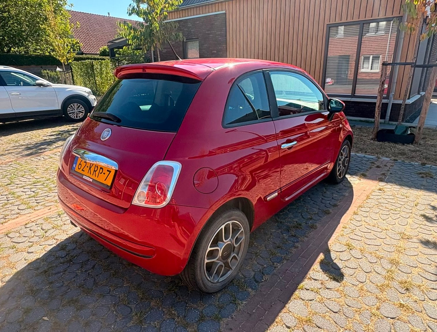 Fiat 500 1.2 AUT 51KW 2010 Rood, 1242 cc, 4 cilinders, Origineel Nederlands, Particulier