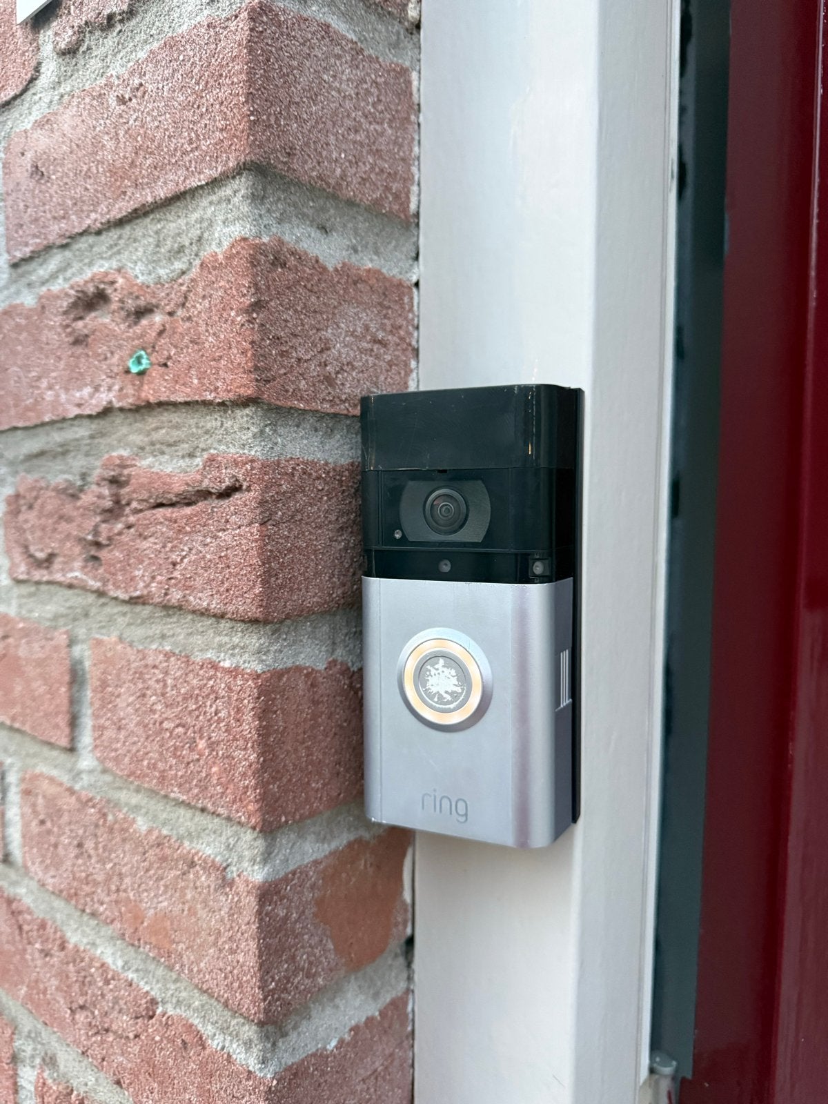 Ring Video Deurbel 2 met Chime en Power Adapter, Ophalen, Bewegingsdetectiesensor, Zo goed als nieuw, Draadloos