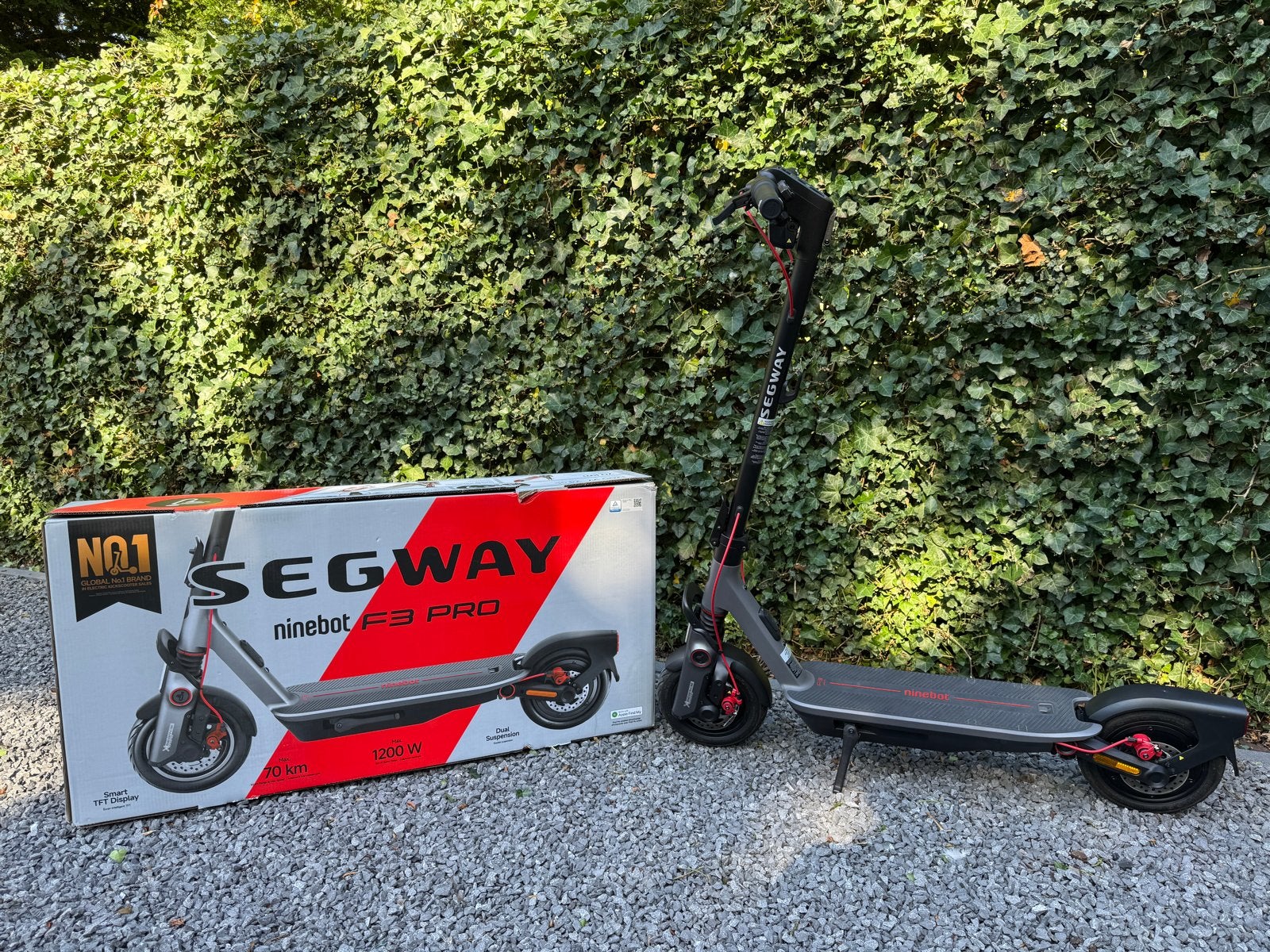 Ninebot Segway F3 Pro E-step - juli 2026-garantie-NIEUWSTAAT