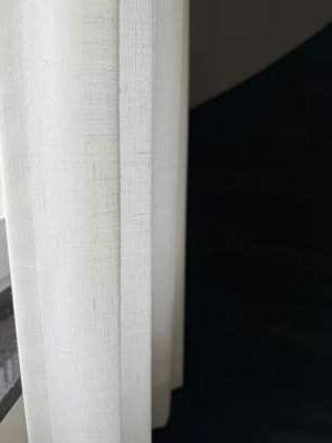 2 witte overgordijnen, Ophalen of Verzenden, Nieuw, Wit