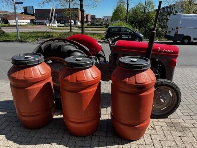 vat regenton watervat opslagvat 240 liter met schroefdeksel, Kunststof, Met kraantje, 150 liter of meer, Ophalen of Verzenden