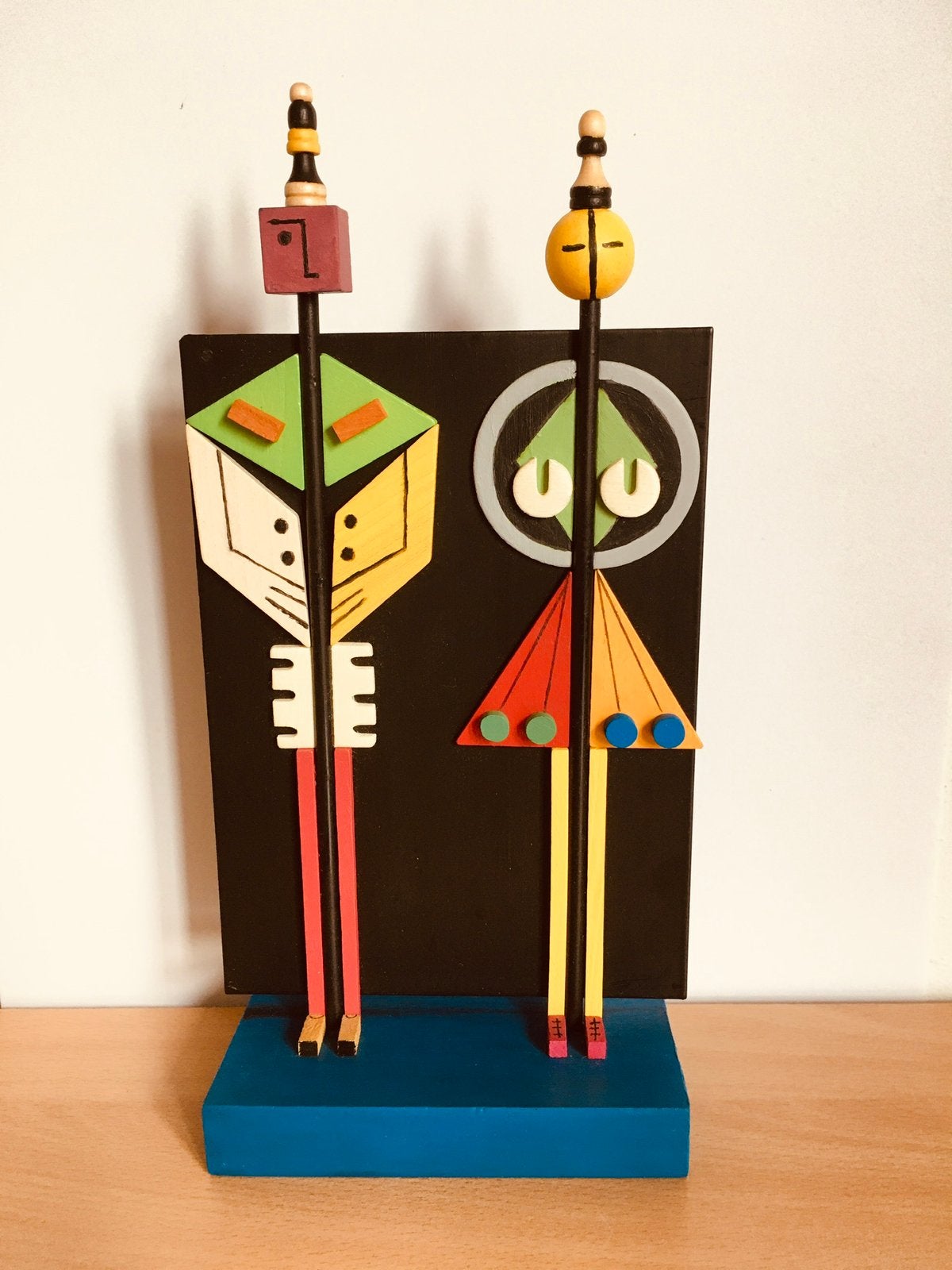 Beeld “King and Queen”, Overige typen, Groep mensen, 20 - 50 cm, Overige materialen