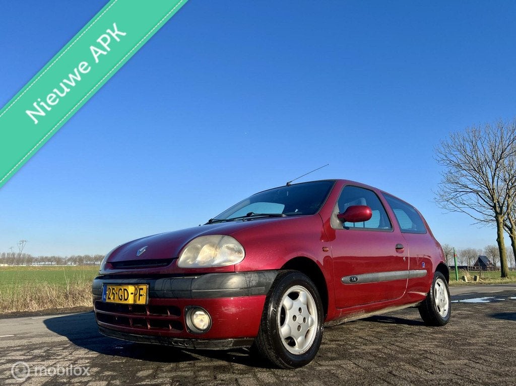 Renault Clio 1.4 MTV, 150.000 km NAP, APK Juni 2027, Zuinig, 15 km/l, Gebruikt, 31 €/maand, 4 cilinders