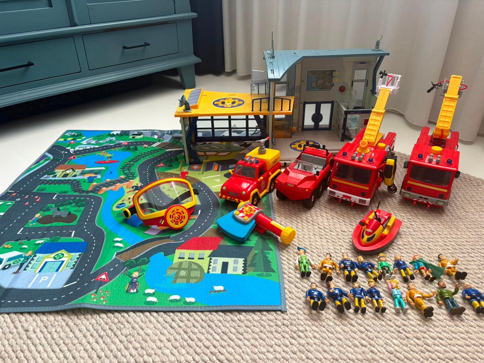 Te koop: Brandweerman Sam set, Ophalen, Gebruikt