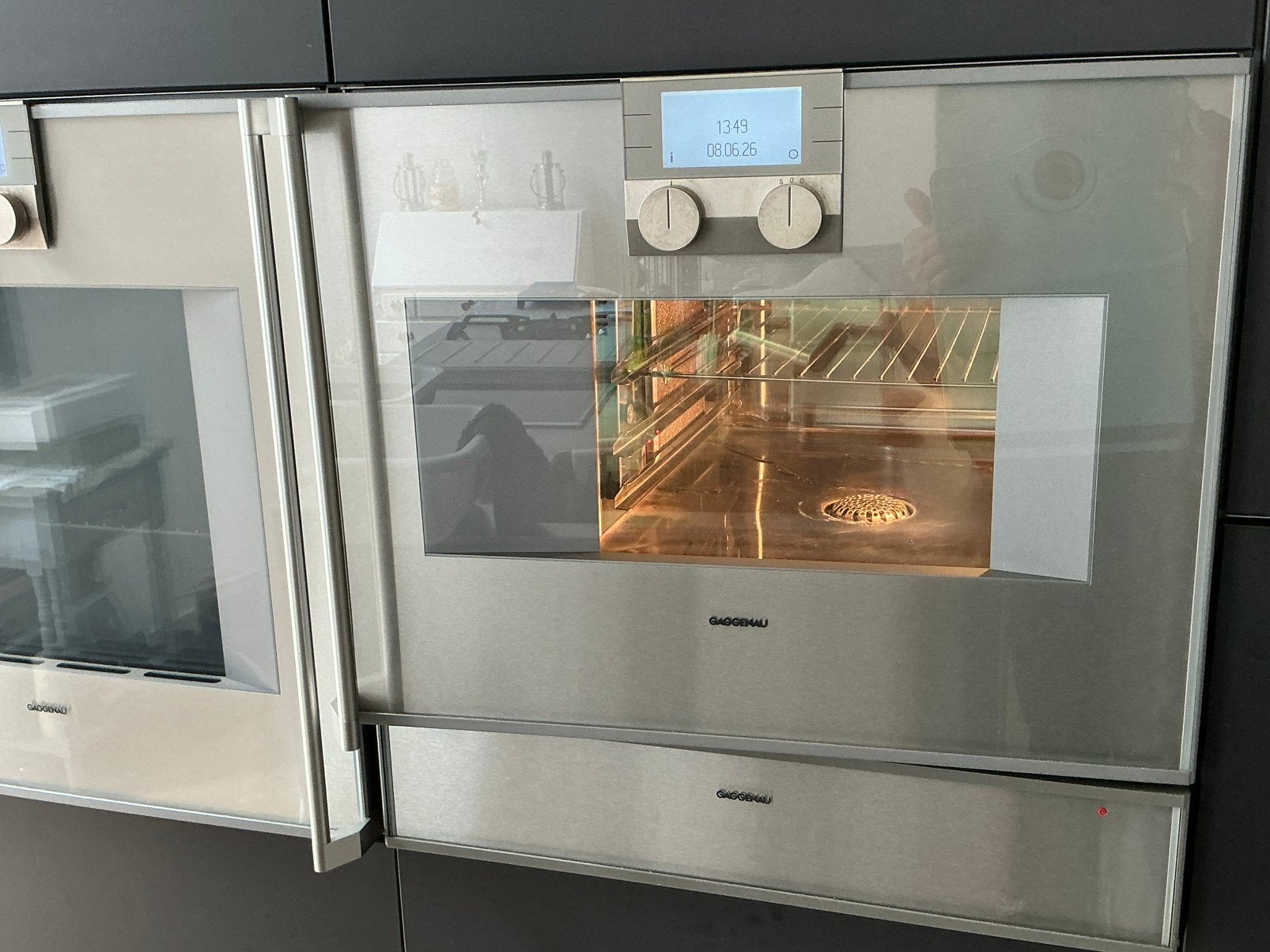 Oven+ stoom oven+ keramische kookplaat etc., Ophalen, 60 cm of meer, Stoom, Inbouw
