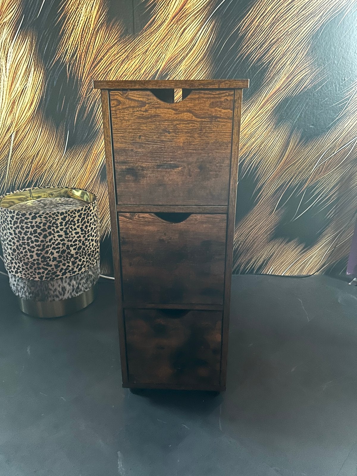 Ladekastje met 3 laden - Industrieel design, Huis en Inrichting, Kasten | Ladekasten, Ophalen, Minder dan 50 cm, Gebruikt, 3 of 4 laden