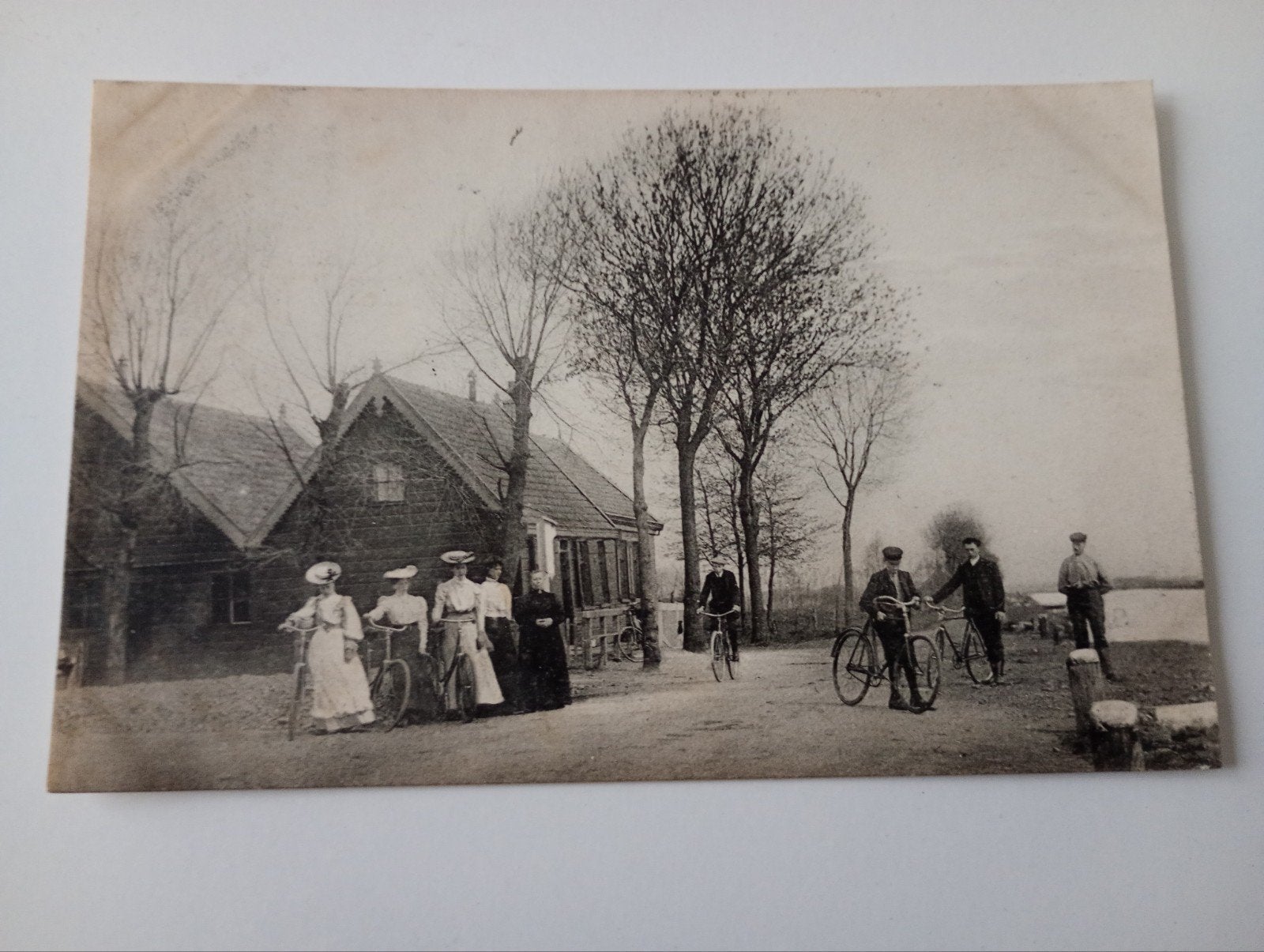 Haarlemmermeer Stoomboot Station Schiphol 1908, Ophalen of Verzenden, Voor 1920, Gelopen, Noord-Holland