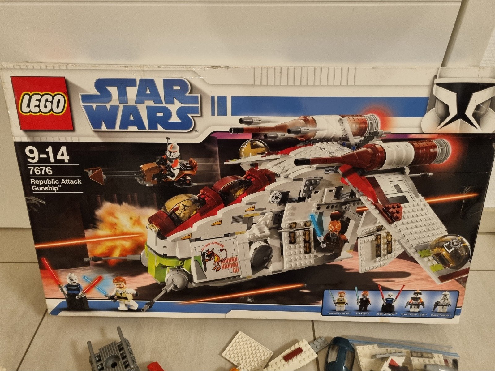 LEGO Star Wars Republic Attack Gunship 7676, Ophalen of Verzenden, Gebruikt