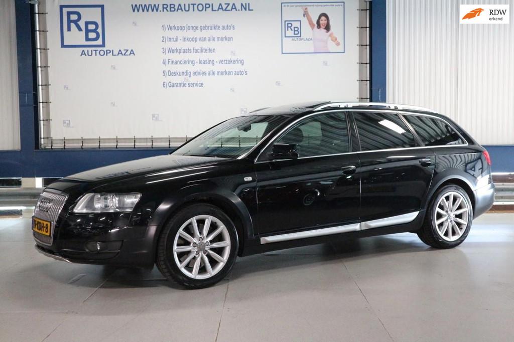 Audi A6 allroad quattro 4.2 FSI / Black on Black / Full Serv, Auto's, Audi, Automaat, Gebruikt, 8 cilinders, Leder