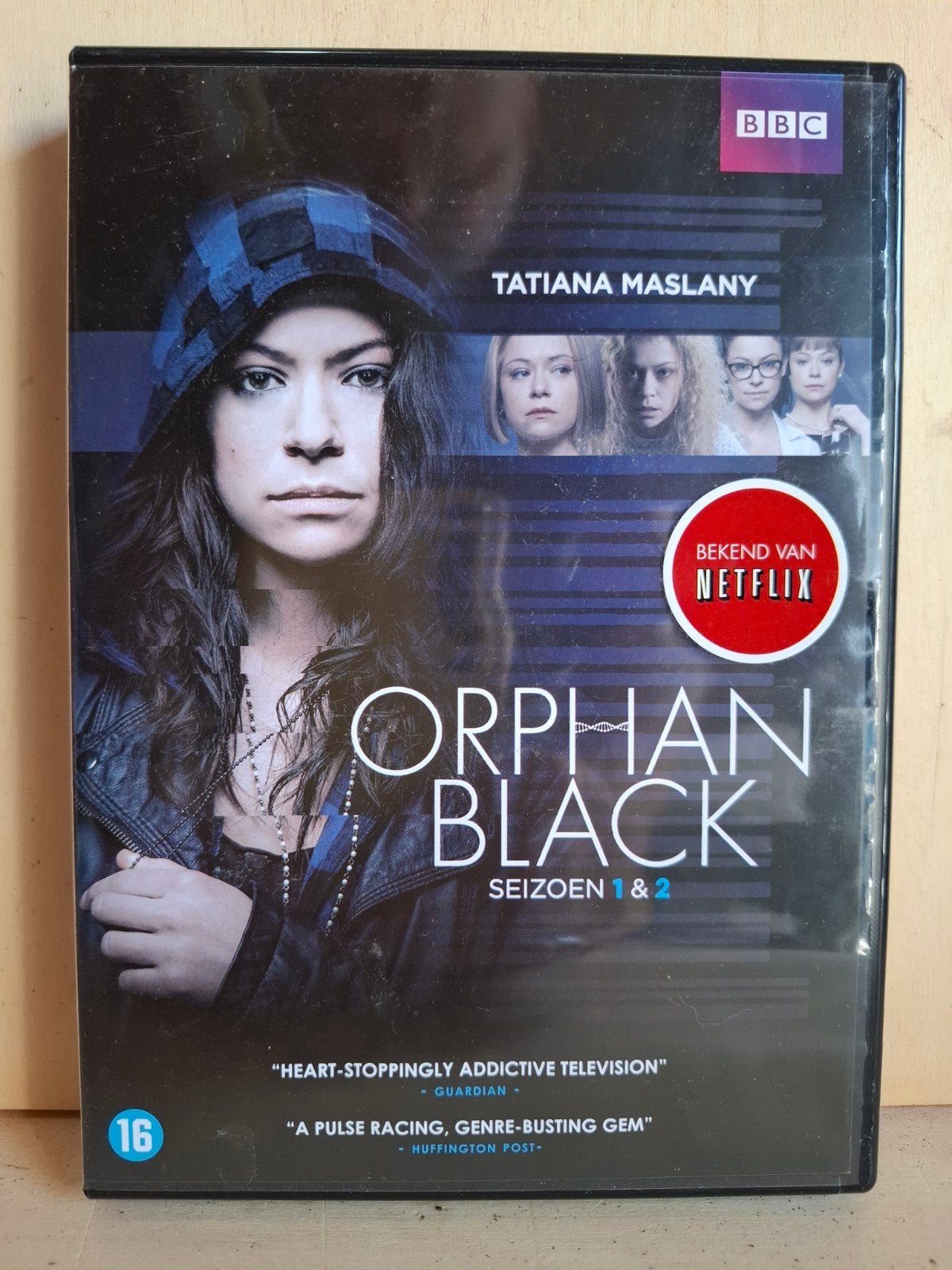 Orphan Black Seizoen 1 & 2 - Thriller Tv-serie - 6 DVD Box, Seizoen 1, Ophalen of Verzenden, Zo goed als nieuw, Vanaf 12 jaar