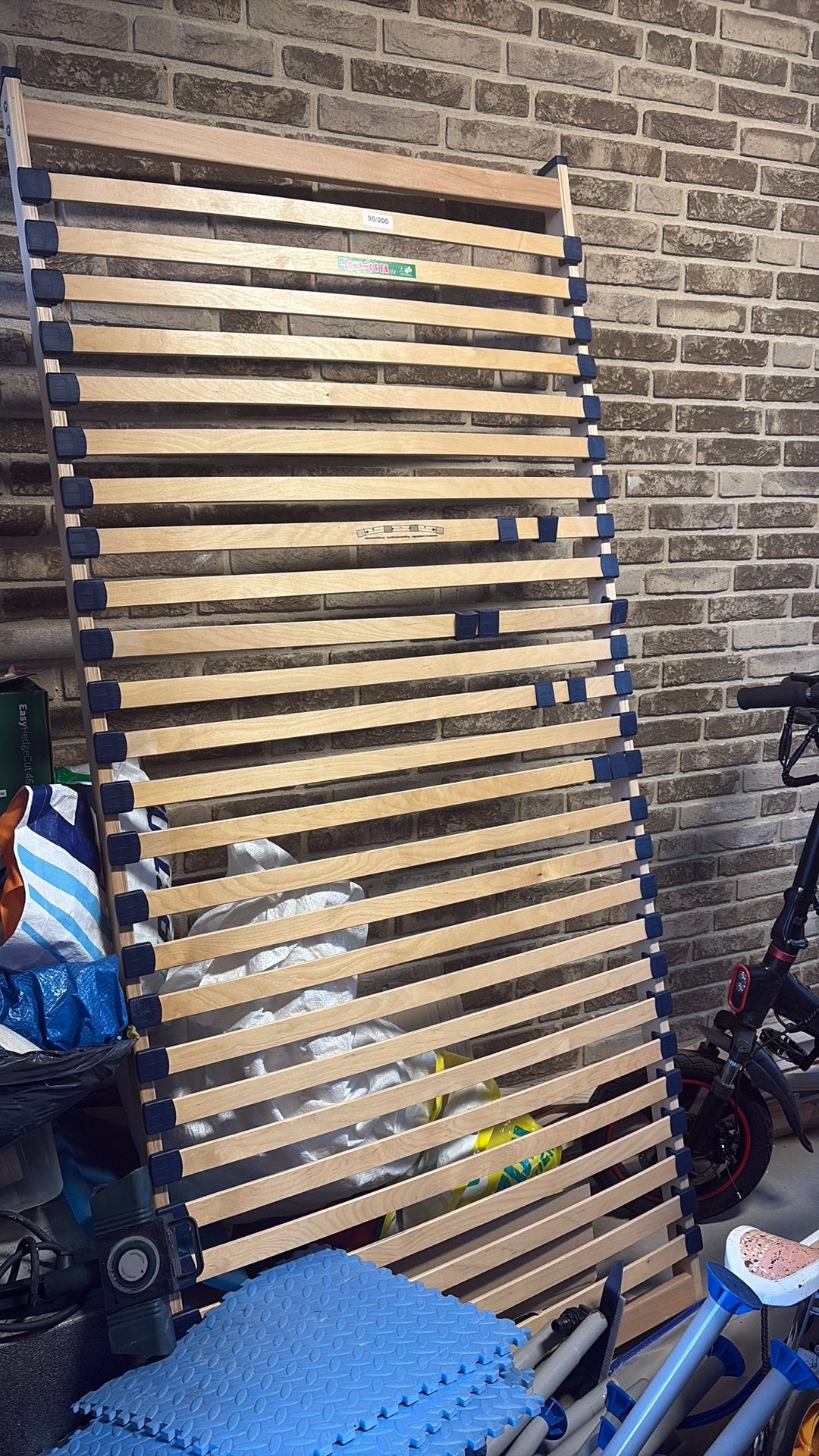 Lattenbodem 90x100, Huis en Inrichting, Ophalen, Zo goed als nieuw, Eenpersoons, 90 cm