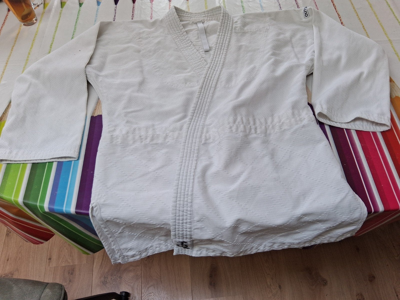 Judopak Decathlon maat 170, Sport en Fitness, Gebruikt, Judo, Vechtsportpak, Maat M