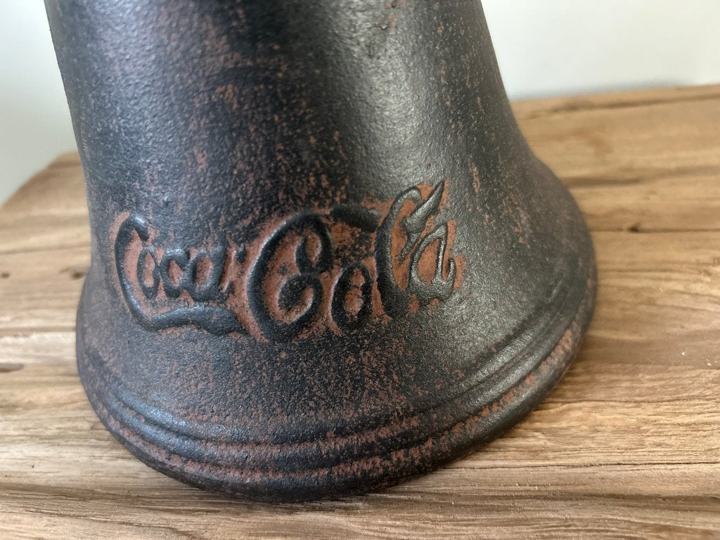 Antieke Coca Cola bel uit VS, 1900 - 1920, Verzamelen, Ophalen of Verzenden, Gebruikt, Gebruiksvoorwerp