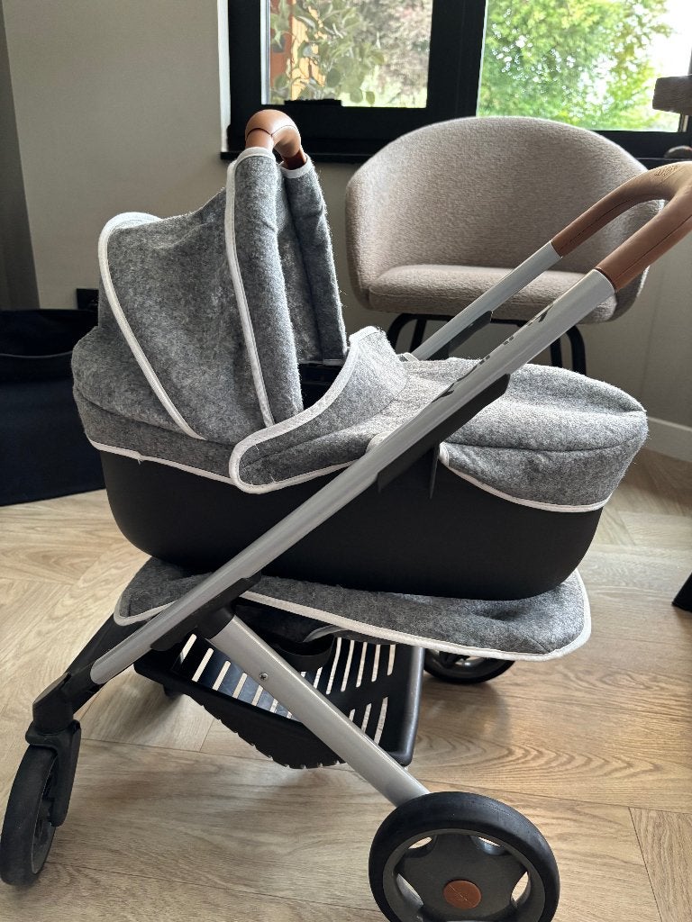 Quinny poppenwagen 3 in 1 grijs, Ophalen, Zo goed als nieuw, Babypop