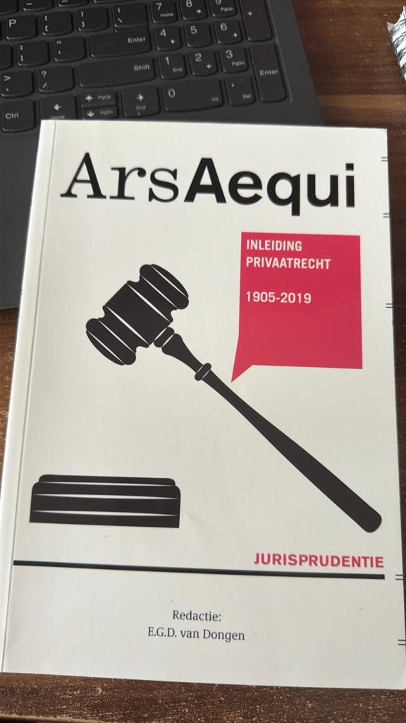 arsaequi inleiding privaatrecht 1905-2019, Ophalen of Verzenden, Beta, Zo goed als nieuw, HBO
