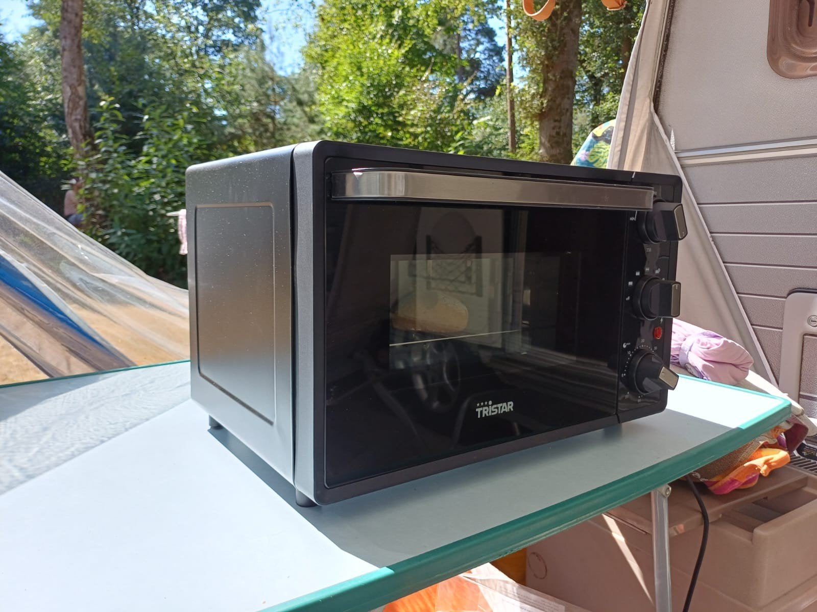 Tristar Campingoven OV-3622 - 19L - Zo goed als nieuw, Witgoed en Apparatuur, Ophalen, Minder dan 45 cm, Campingoven, Zo goed als nieuw
