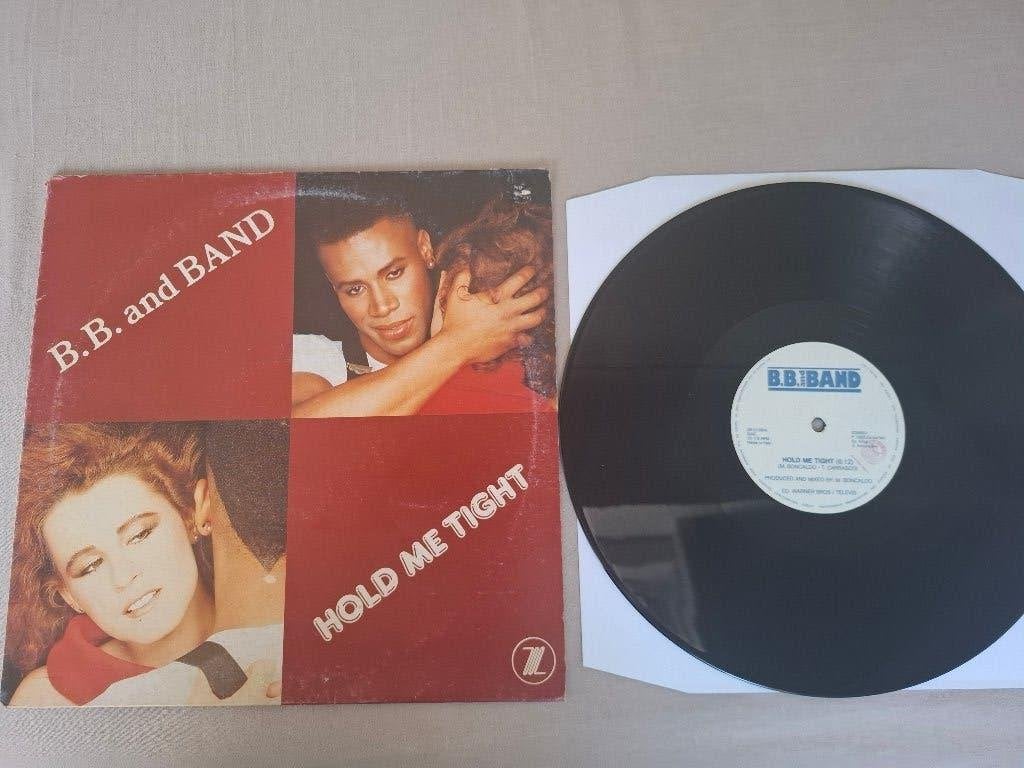 B.B.and Band/ Hold me tight 1982 italo disco 12 inch, Gebruikt, 12 inch, R&B en Soul, Inclusief binnenhoes