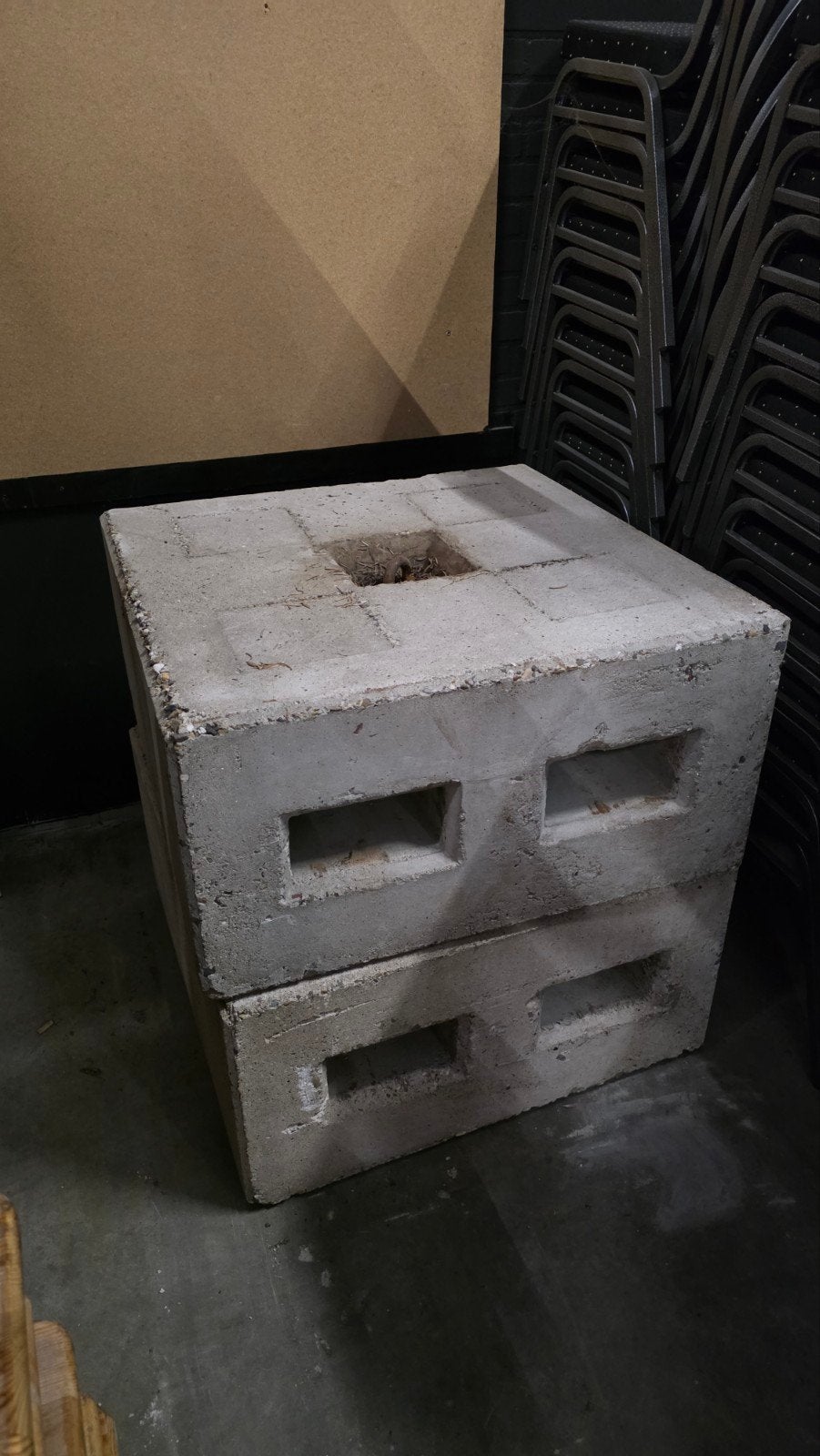 Betonblokken 2 stuks 400 kg, Ophalen of Verzenden