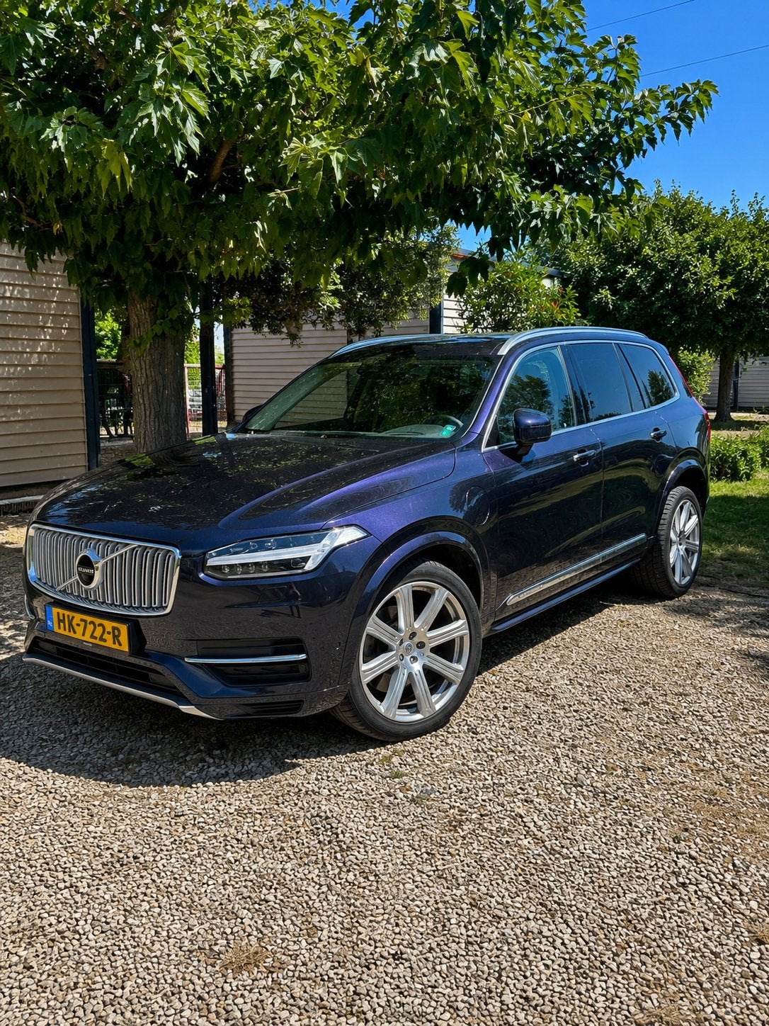 Volvo XC90 2.0 T8 Twin Engine AWD Pi-hy AUT 2015 Blauw, 1969 cc, 7 stoelen, Lichtsensor, Vierwielaandrijving