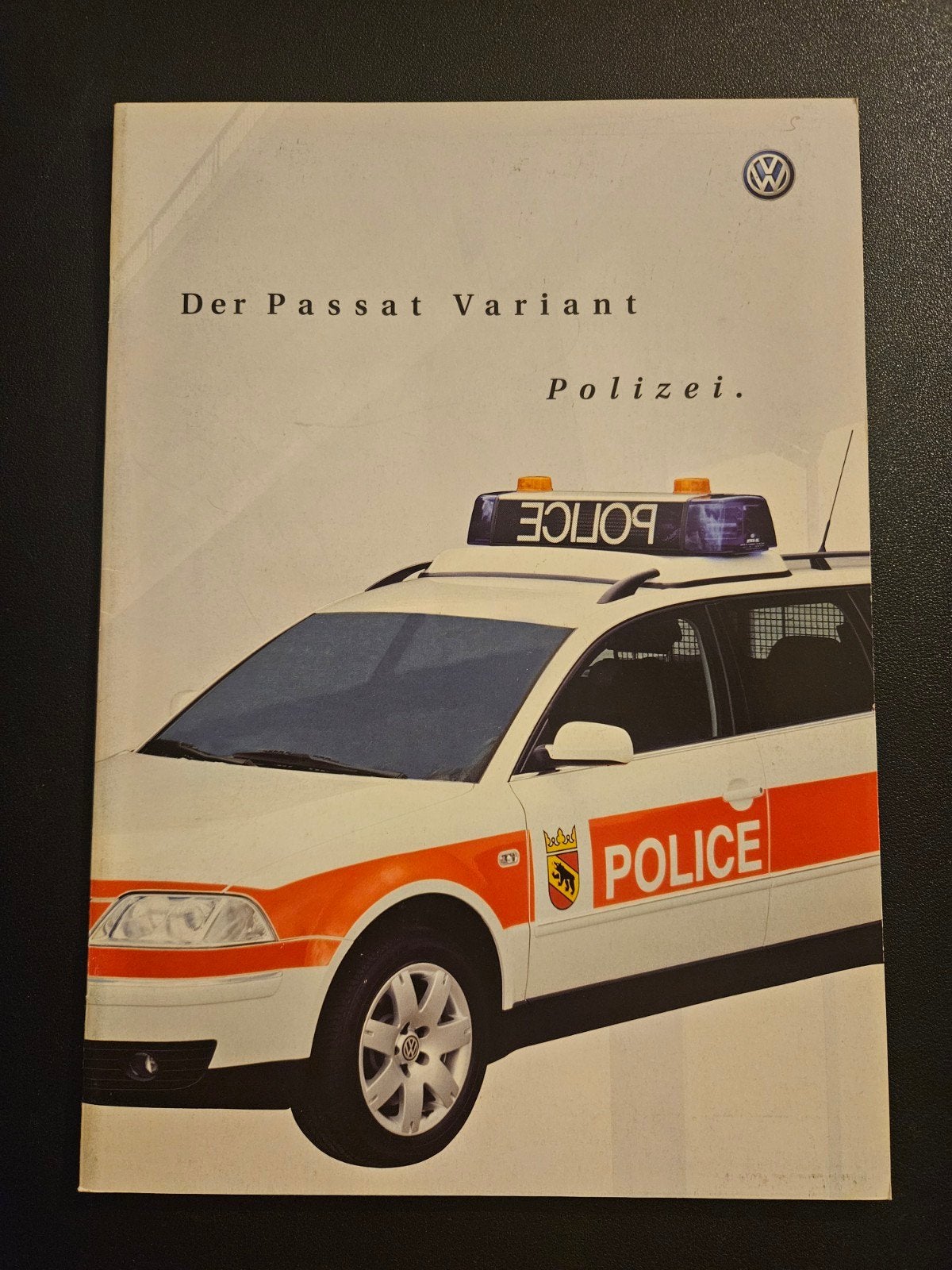 Brochure Volkswagen Passat Variant Polizei 2003, Ophalen of Verzenden, Zo goed als nieuw, Volkswagen