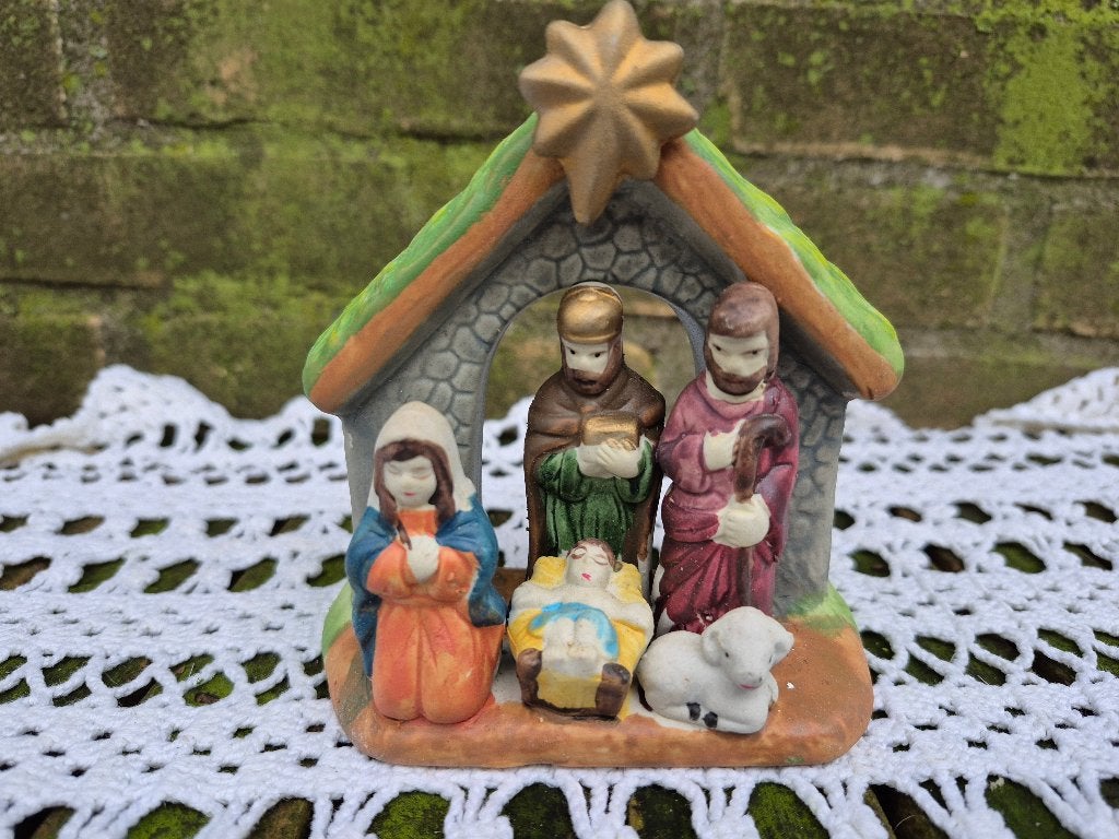 kerststalletje, Ophalen of Verzenden, Gebruikt