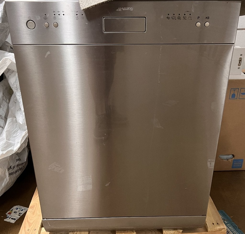 SMEG RVS vaatwasser LSA6445FX, Ophalen, Gebruikt, Tussenbouw, Minder dan 10 liter