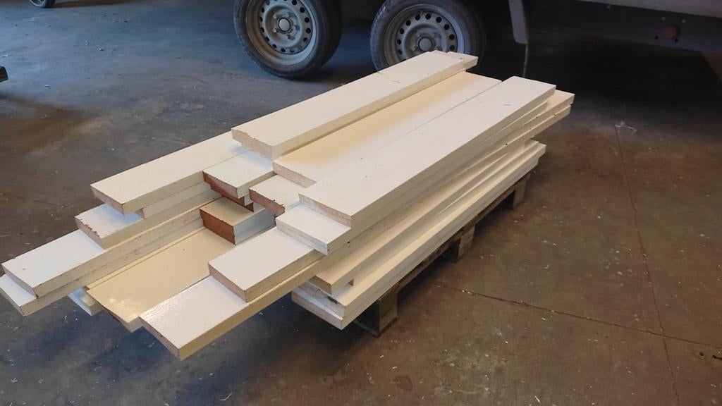 Hardhouten planken/latten 145x28mm en 120x28mm, Ophalen, Minder dan 25 mm, Plank, Minder dan 200 cm