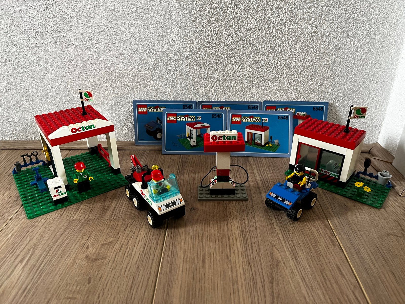 Lego Octan Tankstation Set 6548 met instructies, Ophalen of Verzenden, Gebruikt, Overige merken