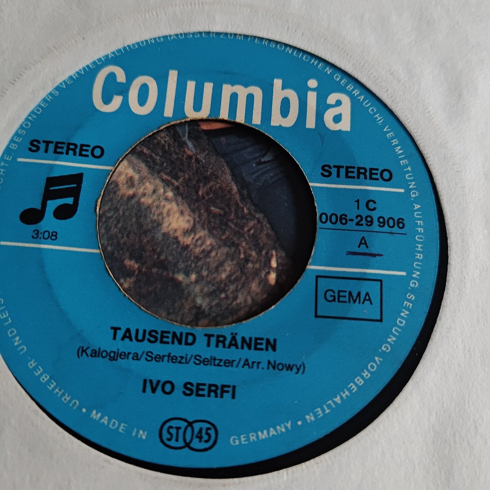 Ivo Serfi - Tausend Tränen (Columbia, 1972) 7 inch single, Ophalen of Verzenden, Gebruikt, 7 inch, EP