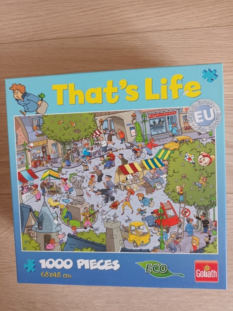 That’s life puzzel De Stad, Ophalen of Verzenden, 500 t/m 1500 stukjes, Zo goed als nieuw, Legpuzzel