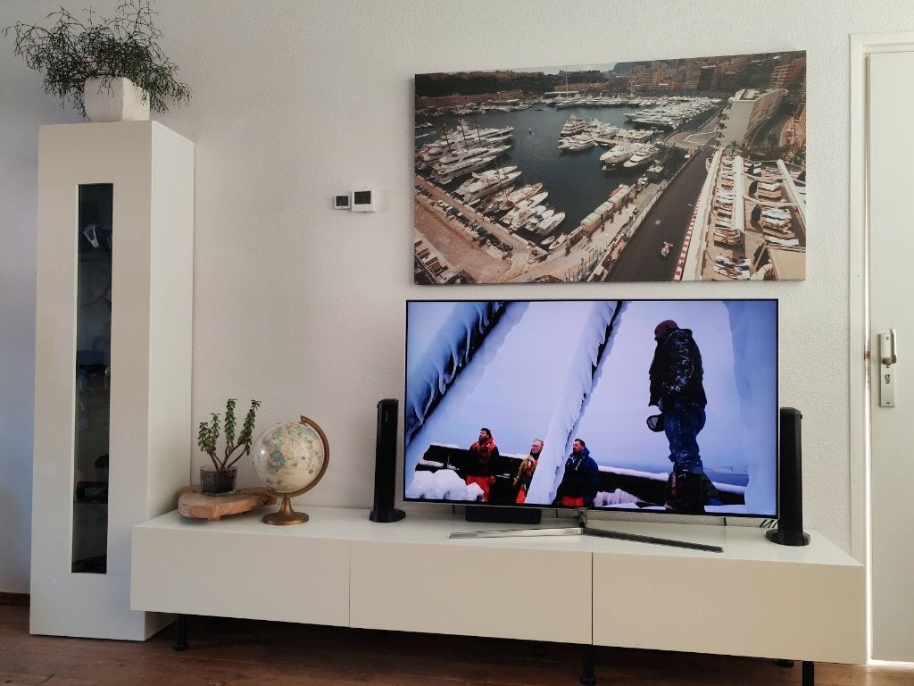 TV-Wandmeubel met hoekkast Tv meubel, wandkast, wandmeubel, Ophalen, 250 tot 300 cm, Met deur(en), 150 tot 200 cm