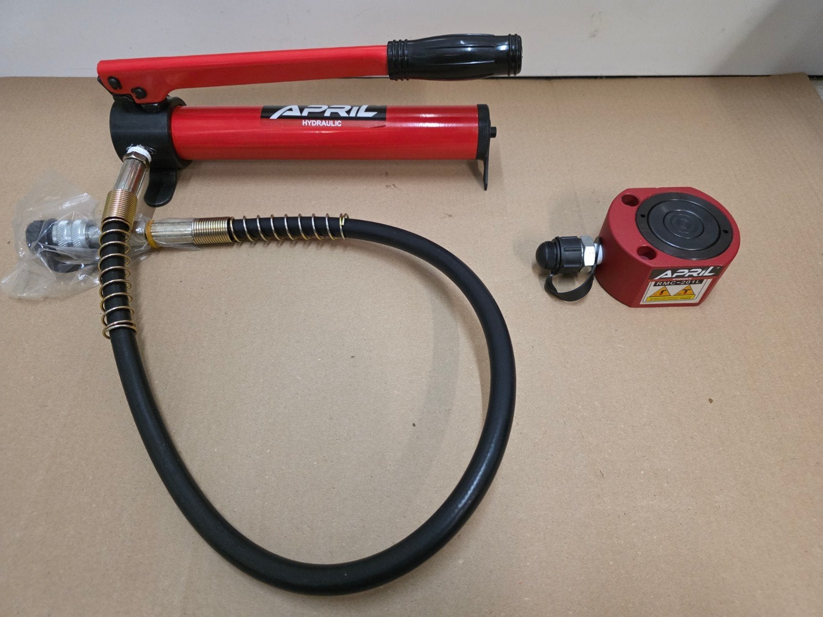 Hydraulische handpers met 20 tons vijzel, Ophalen of Verzenden, Nieuw