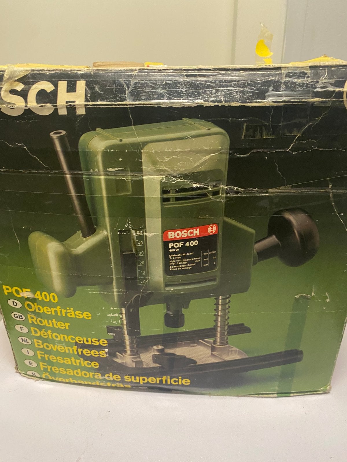 Compleet hout freesmachine met frezenset van 12 elementen, Ophalen of Verzenden, Zo goed als nieuw, Elektrisch, Overige soorten