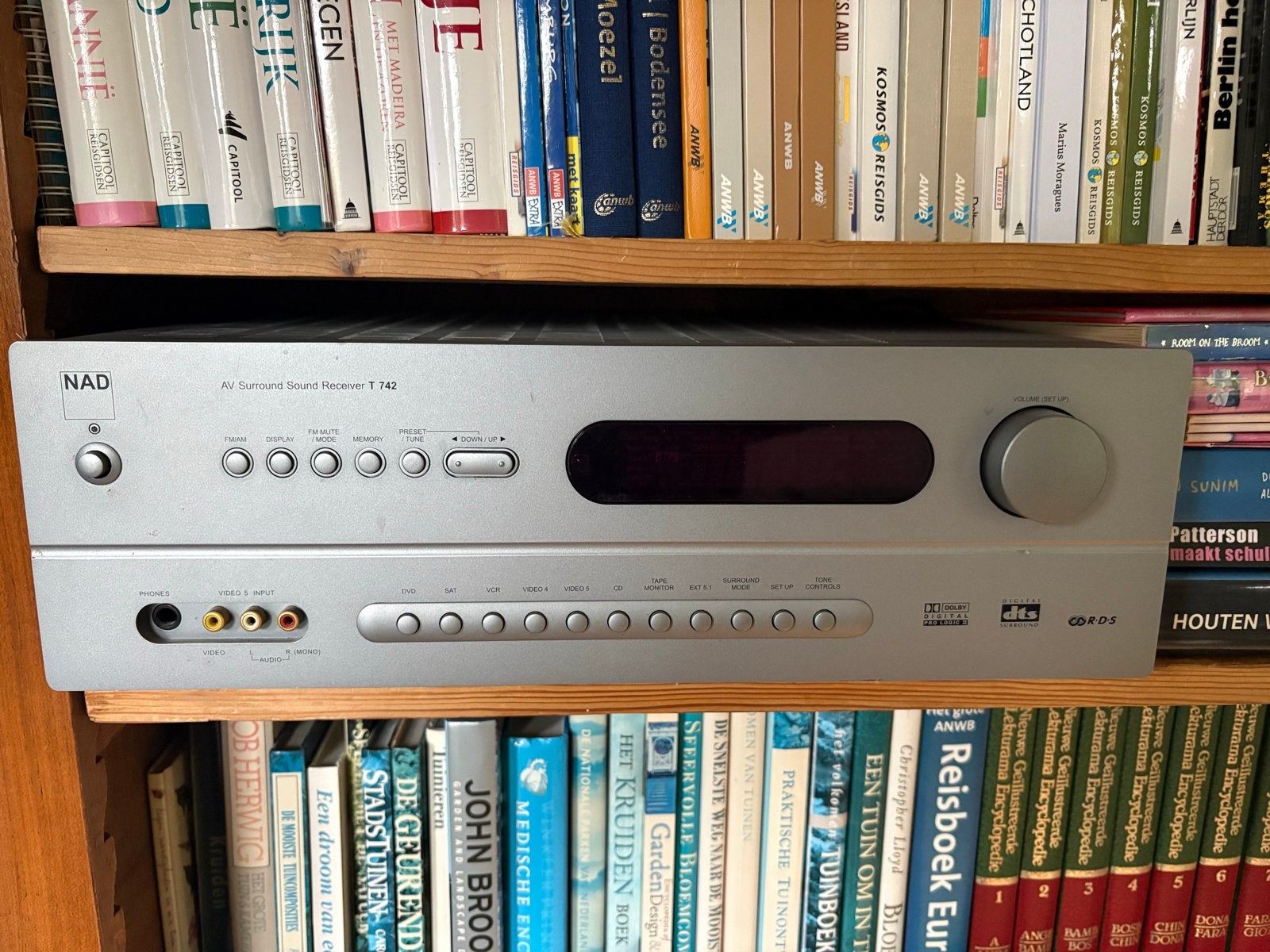 NAD T 742 AV Surround Sound Receiver - Zilver, 60 tot 120 watt, Ophalen, Overige merken, Gebruikt