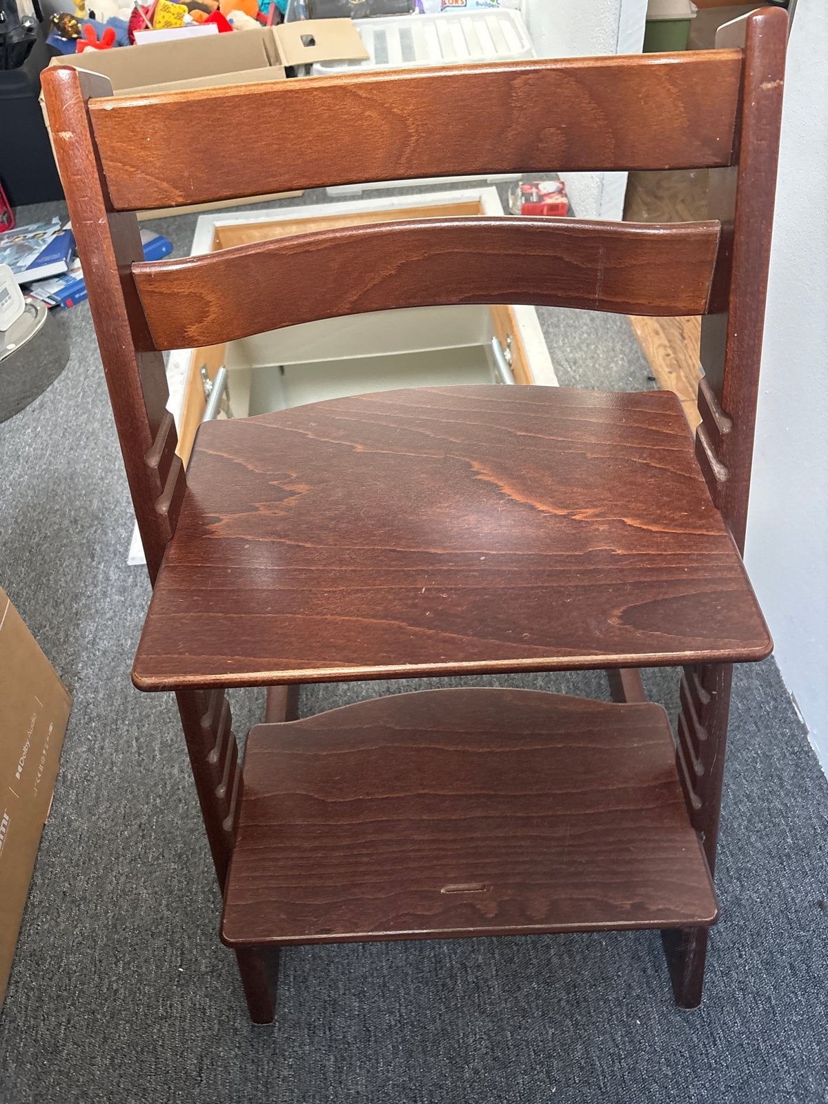 Stokke Tripp Trapp meegroeistoel met accessoires, Ophalen, Gebruikt, Meegroeistoel