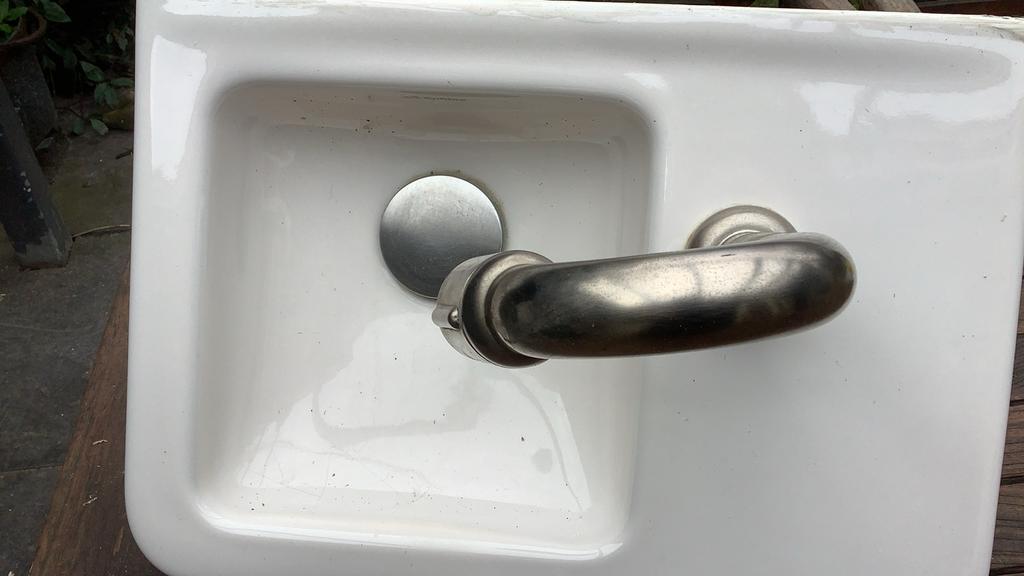 Fonteintje ;wit, Ophalen, Gebruikt, Overige materialen, Overige typen