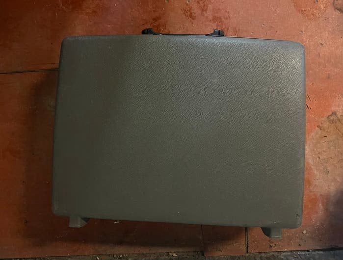 Vintage Samsonite koffer met sleutel - Grijs, hard kunststof, Gebruikt, 50 tot 60 cm, Hard kunststof, Ophalen of Verzenden