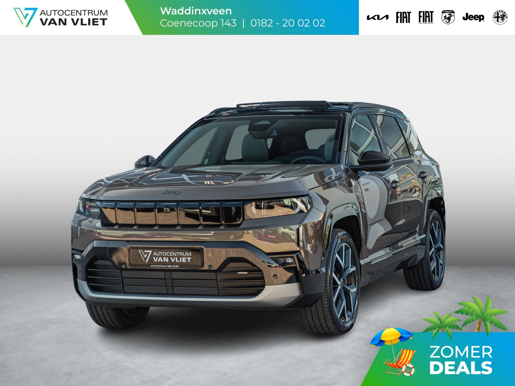 Jeep Compass First Edition 74 kWh | Adapt. Cruise | Camera |, Auto's, 31 min, 600 kg, 1000 kg, SUV of Terreinwagen