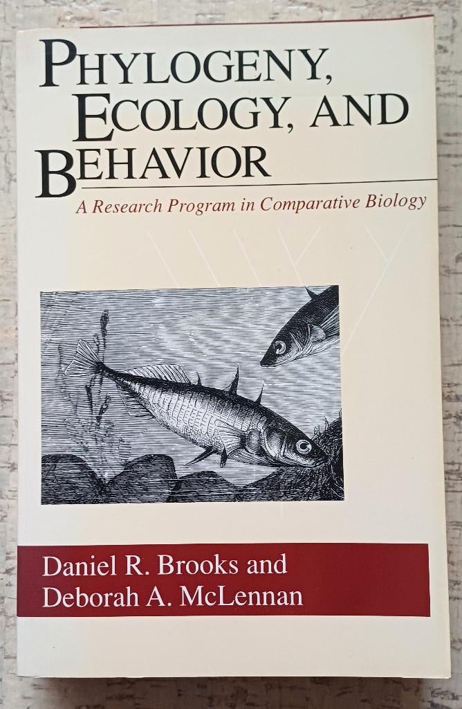 Brooks/McLennan: Phylogeny, Ecology, and Behavior, Boeken, Gelezen, Diverse, Ophalen of Verzenden, Natuurwetenschap