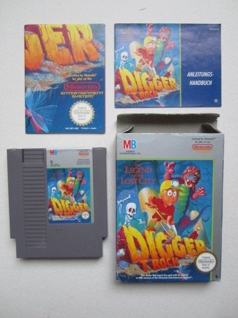 Digger T Rock NES Nintendo, Spelcomputers en Games, Games | Nintendo NES, 1 speler, Ophalen of Verzenden, Overige genres, Vanaf 3 jaar