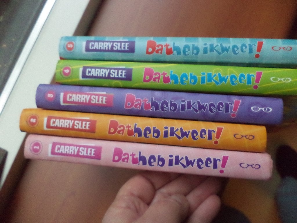Carry Slee: 5x Dat heb ik weer: ALLE VIJF delen als nieuw, Ophalen of Verzenden, Zo goed als nieuw