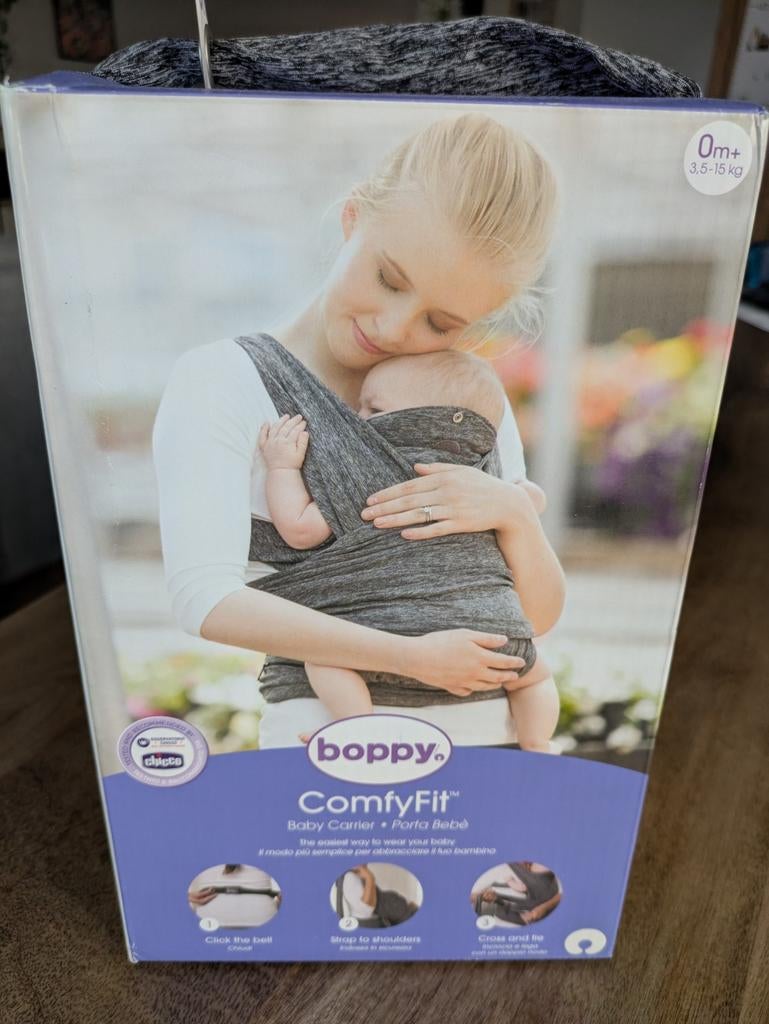 Draagzak - Baby carrier - Boppy Comfy fit - new 40€, Ophalen of Verzenden, Nieuw, Meegroeistoel