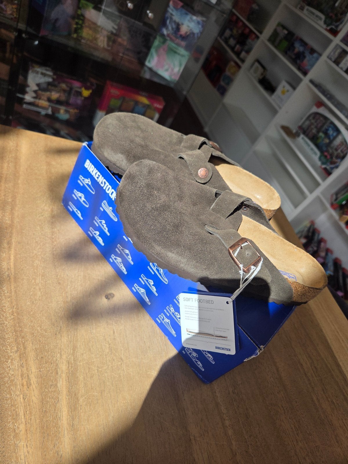 Nieuwe Birkenstock Boston maat 38, Bruin, Ophalen of Verzenden, Birkenstock, B